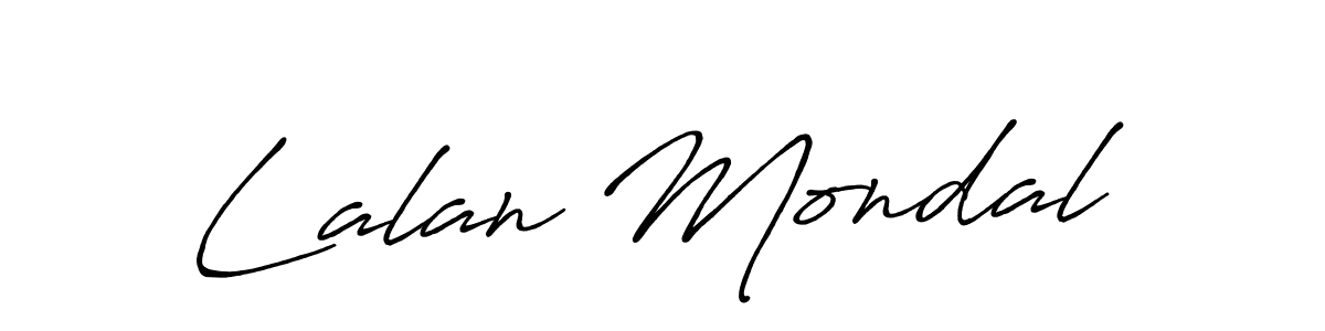 Antro_Vectra_Bolder is a professional signature style that is perfect for those who want to add a touch of class to their signature. It is also a great choice for those who want to make their signature more unique. Get Lalan Mondal name to fancy signature for free. Lalan Mondal signature style 7 images and pictures png