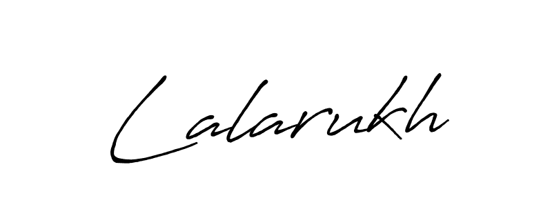 Create a beautiful signature design for name Lalarukh. With this signature (Antro_Vectra_Bolder) fonts, you can make a handwritten signature for free. Lalarukh signature style 7 images and pictures png