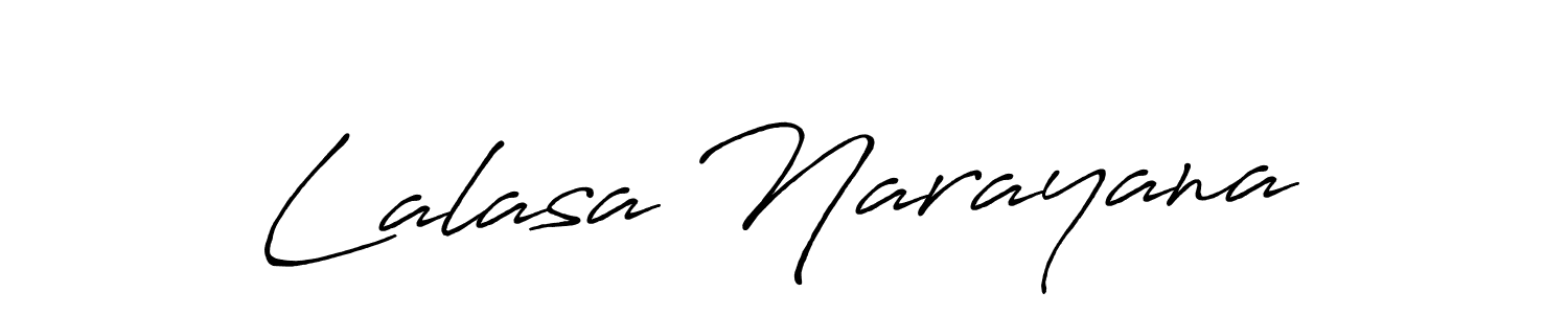 Also we have Lalasa Narayana name is the best signature style. Create professional handwritten signature collection using Antro_Vectra_Bolder autograph style. Lalasa Narayana signature style 7 images and pictures png