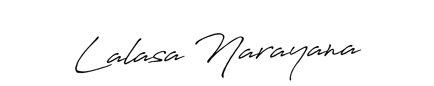 Antro_Vectra_Bolder is a professional signature style that is perfect for those who want to add a touch of class to their signature. It is also a great choice for those who want to make their signature more unique. Get Lalasa Narayana name to fancy signature for free. Lalasa Narayana signature style 7 images and pictures png
