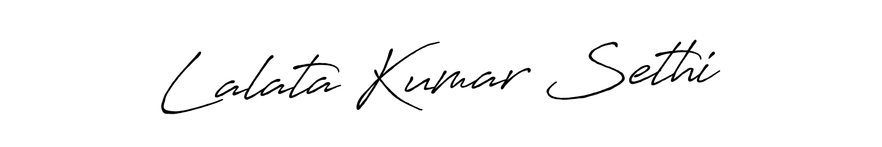 Create a beautiful signature design for name Lalata Kumar Sethi. With this signature (Antro_Vectra_Bolder) fonts, you can make a handwritten signature for free. Lalata Kumar Sethi signature style 7 images and pictures png