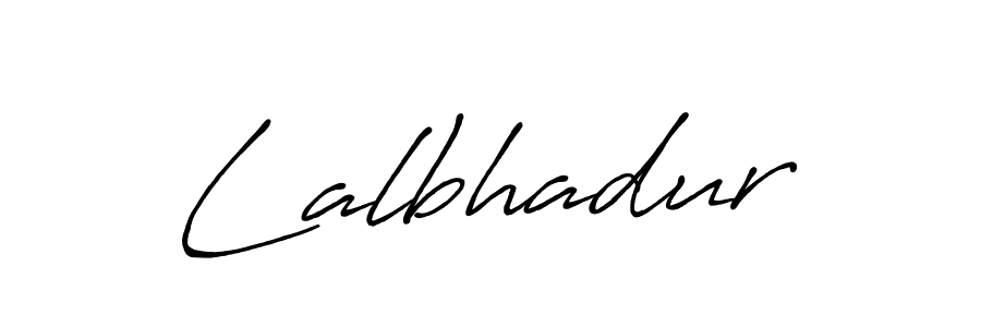 Use a signature maker to create a handwritten signature online. With this signature software, you can design (Antro_Vectra_Bolder) your own signature for name Lalbhadur. Lalbhadur signature style 7 images and pictures png