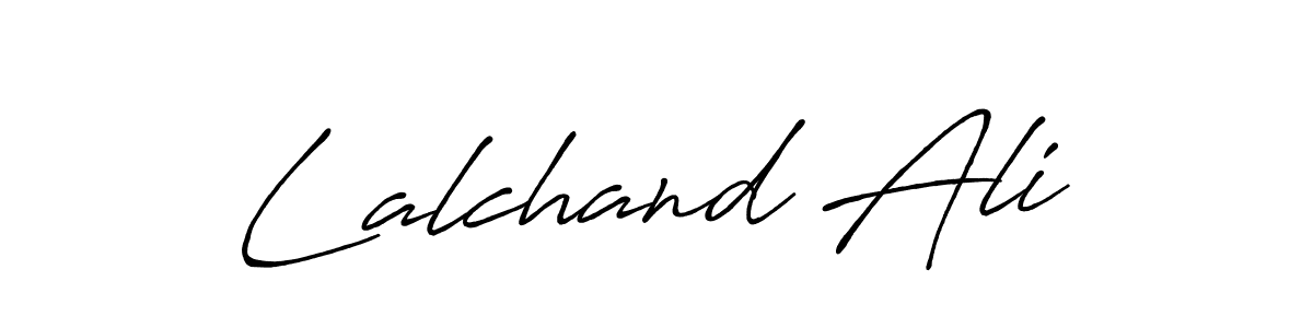 How to make Lalchand Ali signature? Antro_Vectra_Bolder is a professional autograph style. Create handwritten signature for Lalchand Ali name. Lalchand Ali signature style 7 images and pictures png