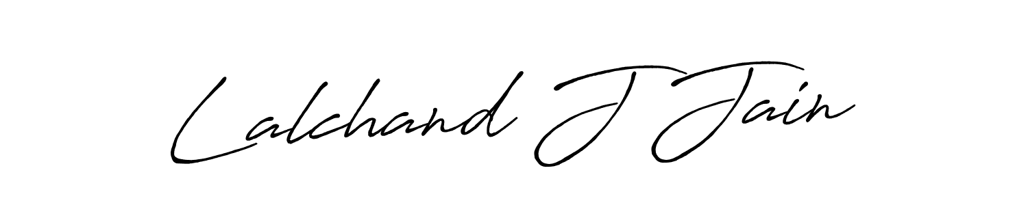 if you are searching for the best signature style for your name Lalchand J Jain. so please give up your signature search. here we have designed multiple signature styles  using Antro_Vectra_Bolder. Lalchand J Jain signature style 7 images and pictures png