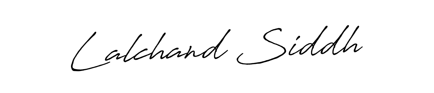 Design your own signature with our free online signature maker. With this signature software, you can create a handwritten (Antro_Vectra_Bolder) signature for name Lalchand Siddh. Lalchand Siddh signature style 7 images and pictures png