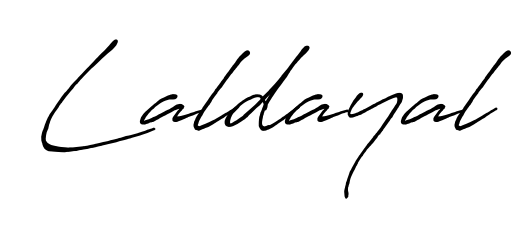 Design your own signature with our free online signature maker. With this signature software, you can create a handwritten (Antro_Vectra_Bolder) signature for name Laldayal. Laldayal signature style 7 images and pictures png