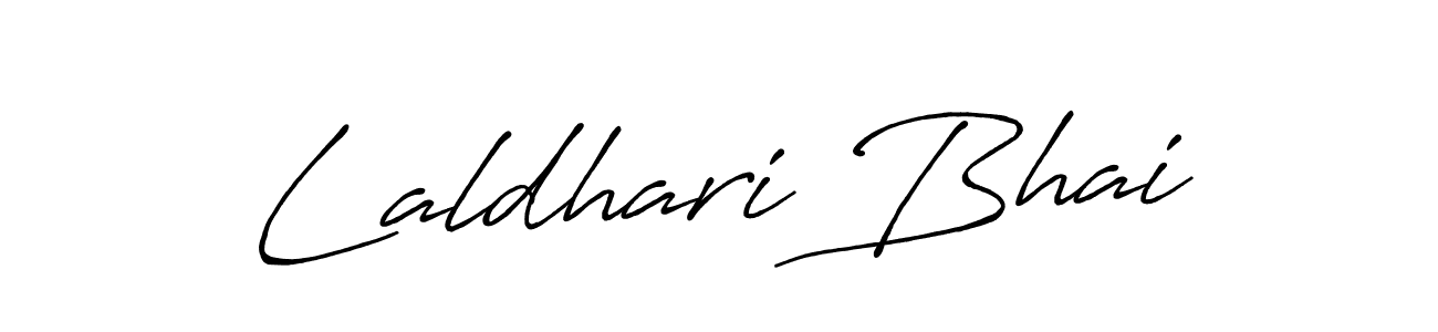 Create a beautiful signature design for name Laldhari Bhai. With this signature (Antro_Vectra_Bolder) fonts, you can make a handwritten signature for free. Laldhari Bhai signature style 7 images and pictures png