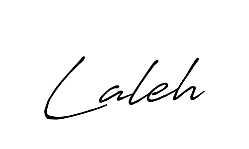 Design your own signature with our free online signature maker. With this signature software, you can create a handwritten (Antro_Vectra_Bolder) signature for name Laleh. Laleh signature style 7 images and pictures png