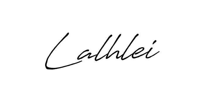 Lalhlei stylish signature style. Best Handwritten Sign (Antro_Vectra_Bolder) for my name. Handwritten Signature Collection Ideas for my name Lalhlei. Lalhlei signature style 7 images and pictures png