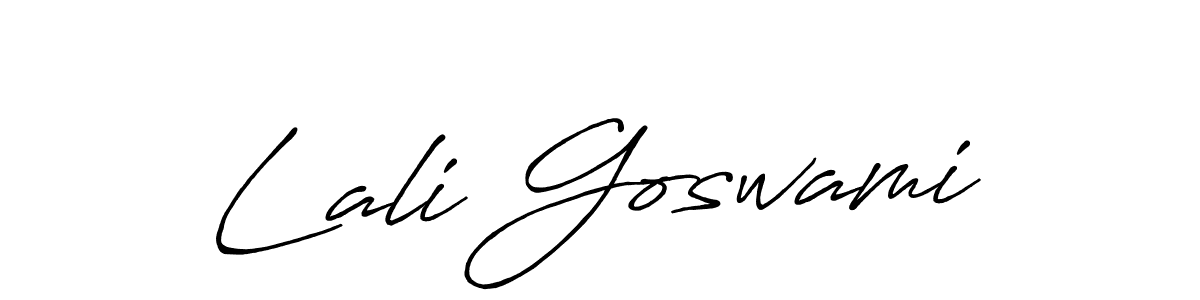 if you are searching for the best signature style for your name Lali Goswami. so please give up your signature search. here we have designed multiple signature styles  using Antro_Vectra_Bolder. Lali Goswami signature style 7 images and pictures png