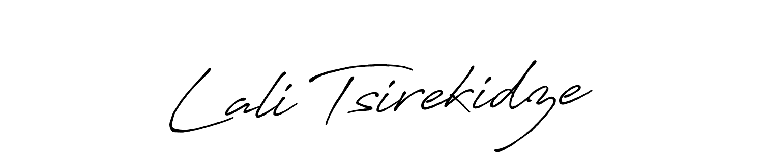 Antro_Vectra_Bolder is a professional signature style that is perfect for those who want to add a touch of class to their signature. It is also a great choice for those who want to make their signature more unique. Get Lali Tsirekidze name to fancy signature for free. Lali Tsirekidze signature style 7 images and pictures png