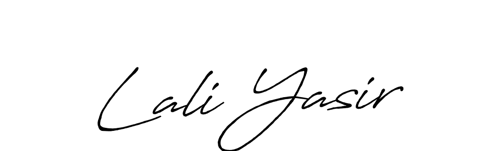 Similarly Antro_Vectra_Bolder is the best handwritten signature design. Signature creator online .You can use it as an online autograph creator for name Lali Yasir. Lali Yasir signature style 7 images and pictures png