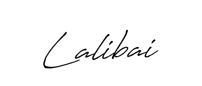 Antro_Vectra_Bolder is a professional signature style that is perfect for those who want to add a touch of class to their signature. It is also a great choice for those who want to make their signature more unique. Get Lalibai name to fancy signature for free. Lalibai signature style 7 images and pictures png