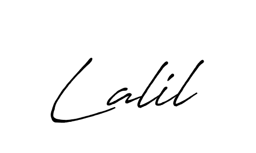 Also we have Lalil name is the best signature style. Create professional handwritten signature collection using Antro_Vectra_Bolder autograph style. Lalil signature style 7 images and pictures png