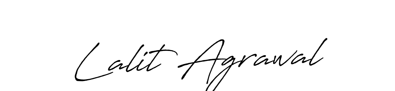 The best way (Antro_Vectra_Bolder) to make a short signature is to pick only two or three words in your name. The name Lalit Agrawal include a total of six letters. For converting this name. Lalit Agrawal signature style 7 images and pictures png
