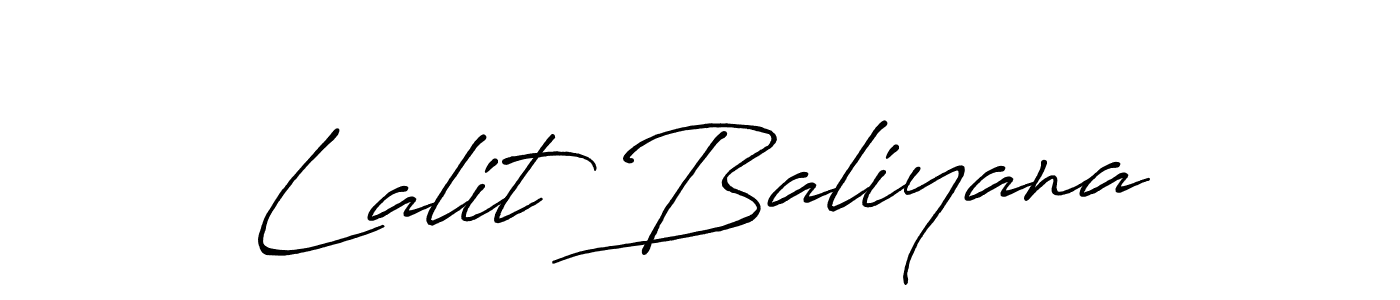 Also You can easily find your signature by using the search form. We will create Lalit Baliyana name handwritten signature images for you free of cost using Antro_Vectra_Bolder sign style. Lalit Baliyana signature style 7 images and pictures png