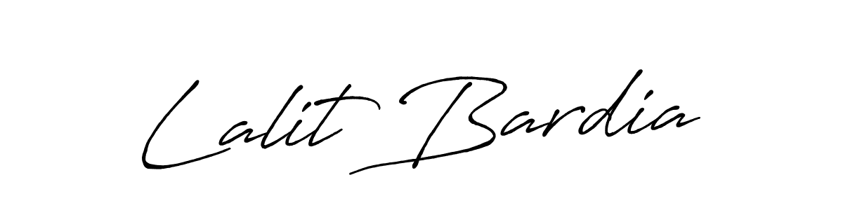 Similarly Antro_Vectra_Bolder is the best handwritten signature design. Signature creator online .You can use it as an online autograph creator for name Lalit Bardia. Lalit Bardia signature style 7 images and pictures png