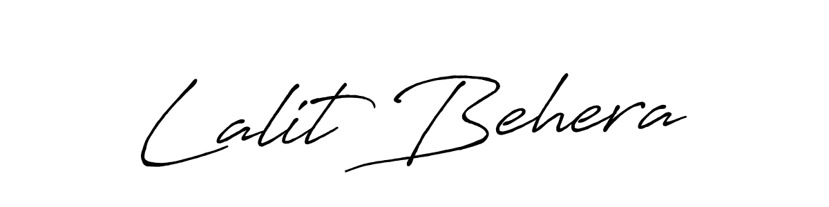 It looks lik you need a new signature style for name Lalit Behera. Design unique handwritten (Antro_Vectra_Bolder) signature with our free signature maker in just a few clicks. Lalit Behera signature style 7 images and pictures png