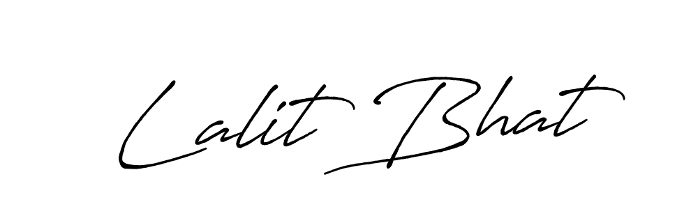 You should practise on your own different ways (Antro_Vectra_Bolder) to write your name (Lalit Bhat) in signature. don't let someone else do it for you. Lalit Bhat signature style 7 images and pictures png