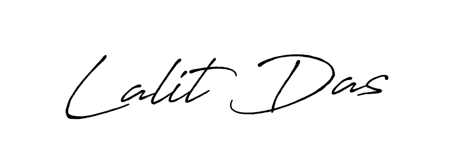 Lalit Das stylish signature style. Best Handwritten Sign (Antro_Vectra_Bolder) for my name. Handwritten Signature Collection Ideas for my name Lalit Das. Lalit Das signature style 7 images and pictures png