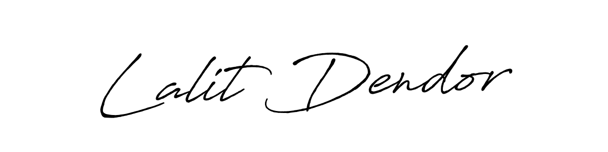 Make a beautiful signature design for name Lalit Dendor. Use this online signature maker to create a handwritten signature for free. Lalit Dendor signature style 7 images and pictures png