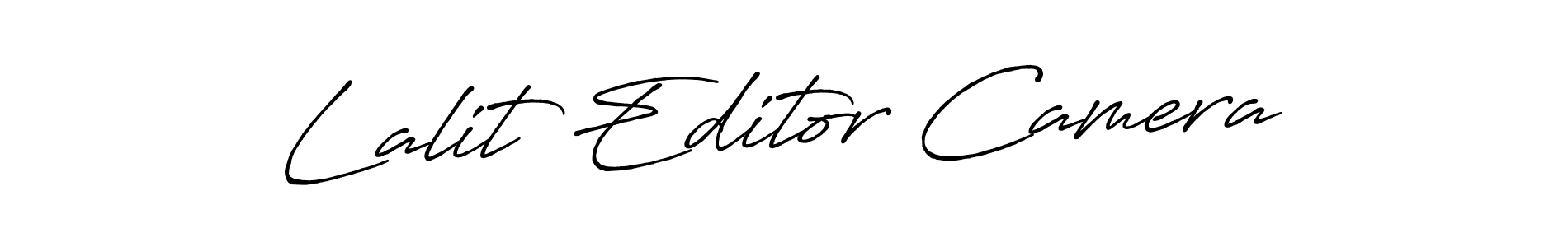 Also we have Lalit Editor Camera name is the best signature style. Create professional handwritten signature collection using Antro_Vectra_Bolder autograph style. Lalit Editor Camera signature style 7 images and pictures png