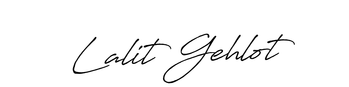 Similarly Antro_Vectra_Bolder is the best handwritten signature design. Signature creator online .You can use it as an online autograph creator for name Lalit Gehlot. Lalit Gehlot signature style 7 images and pictures png