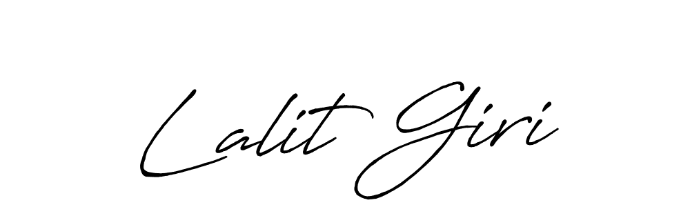 The best way (Antro_Vectra_Bolder) to make a short signature is to pick only two or three words in your name. The name Lalit Giri include a total of six letters. For converting this name. Lalit Giri signature style 7 images and pictures png