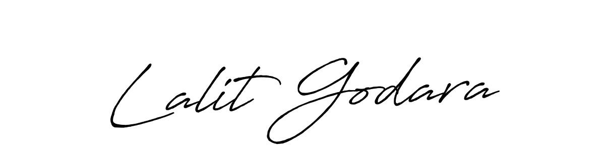 Design your own signature with our free online signature maker. With this signature software, you can create a handwritten (Antro_Vectra_Bolder) signature for name Lalit Godara. Lalit Godara signature style 7 images and pictures png