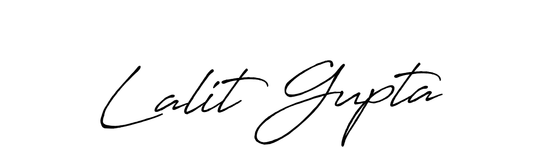 Use a signature maker to create a handwritten signature online. With this signature software, you can design (Antro_Vectra_Bolder) your own signature for name Lalit Gupta. Lalit Gupta signature style 7 images and pictures png