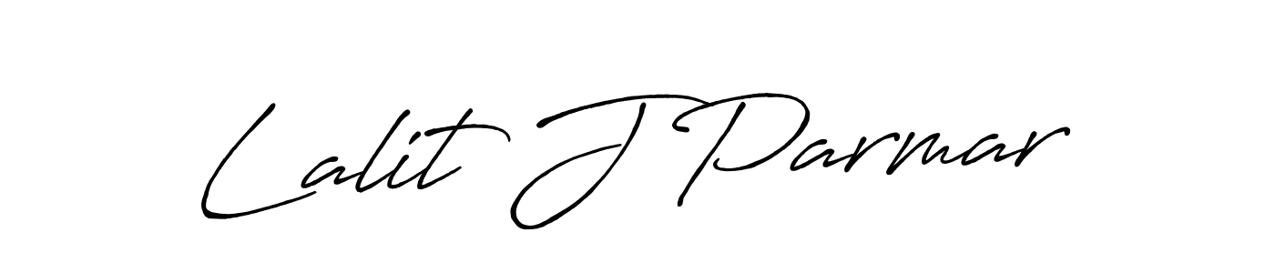 Design your own signature with our free online signature maker. With this signature software, you can create a handwritten (Antro_Vectra_Bolder) signature for name Lalit J Parmar. Lalit J Parmar signature style 7 images and pictures png