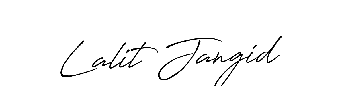 It looks lik you need a new signature style for name Lalit Jangid. Design unique handwritten (Antro_Vectra_Bolder) signature with our free signature maker in just a few clicks. Lalit Jangid signature style 7 images and pictures png