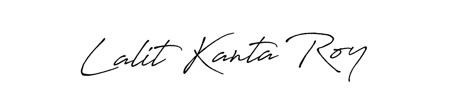 How to make Lalit Kanta Roy signature? Antro_Vectra_Bolder is a professional autograph style. Create handwritten signature for Lalit Kanta Roy name. Lalit Kanta Roy signature style 7 images and pictures png
