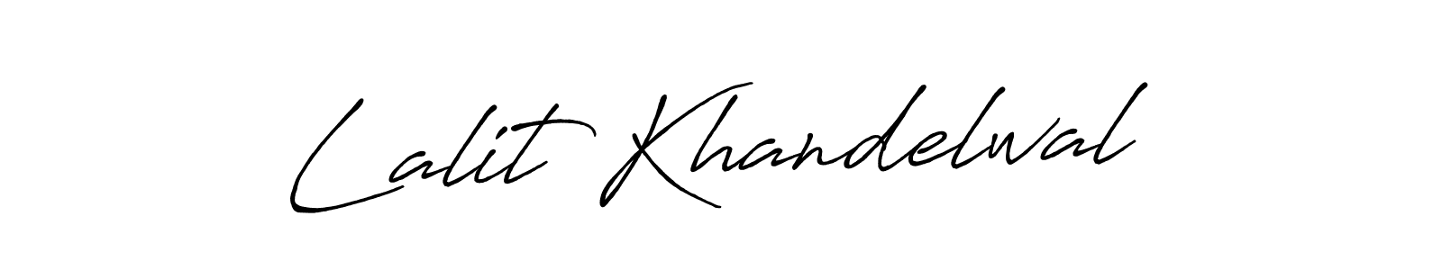 Make a short Lalit Khandelwal signature style. Manage your documents anywhere anytime using Antro_Vectra_Bolder. Create and add eSignatures, submit forms, share and send files easily. Lalit Khandelwal signature style 7 images and pictures png