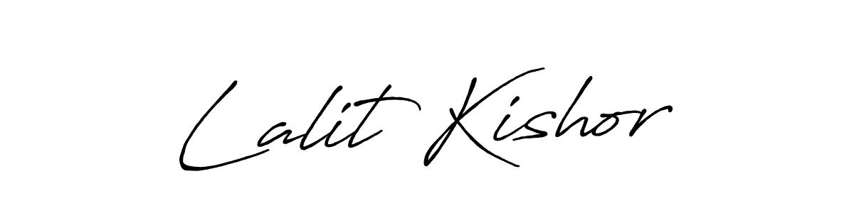 Once you've used our free online signature maker to create your best signature Antro_Vectra_Bolder style, it's time to enjoy all of the benefits that Lalit Kishor name signing documents. Lalit Kishor signature style 7 images and pictures png