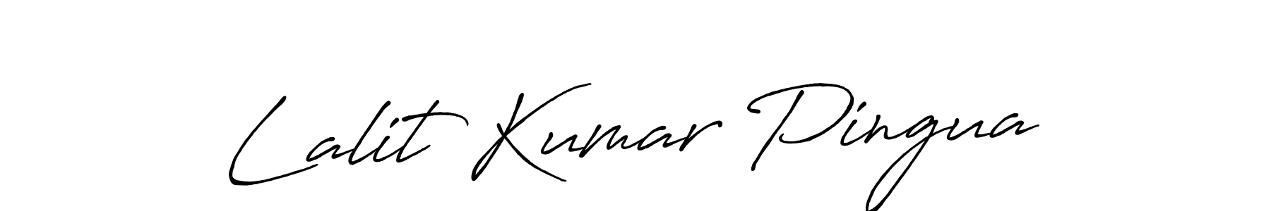 Make a short Lalit Kumar Pingua signature style. Manage your documents anywhere anytime using Antro_Vectra_Bolder. Create and add eSignatures, submit forms, share and send files easily. Lalit Kumar Pingua signature style 7 images and pictures png