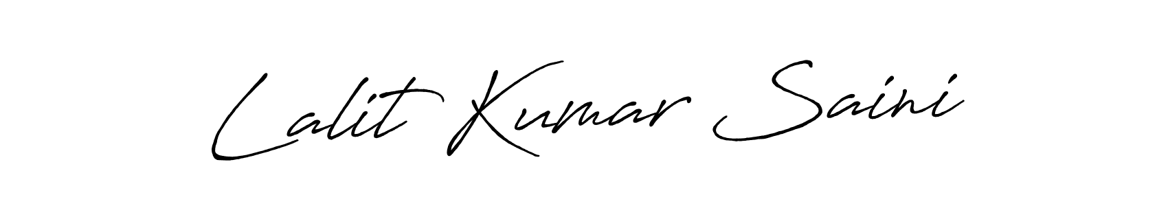 Use a signature maker to create a handwritten signature online. With this signature software, you can design (Antro_Vectra_Bolder) your own signature for name Lalit Kumar Saini. Lalit Kumar Saini signature style 7 images and pictures png