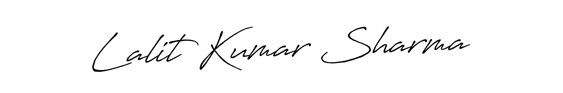 Also we have Lalit Kumar Sharma name is the best signature style. Create professional handwritten signature collection using Antro_Vectra_Bolder autograph style. Lalit Kumar Sharma signature style 7 images and pictures png