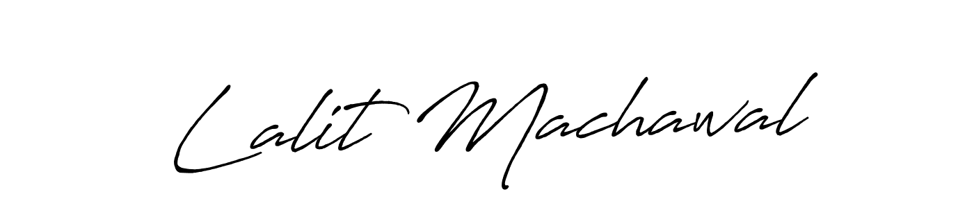 You should practise on your own different ways (Antro_Vectra_Bolder) to write your name (Lalit Machawal) in signature. don't let someone else do it for you. Lalit Machawal signature style 7 images and pictures png