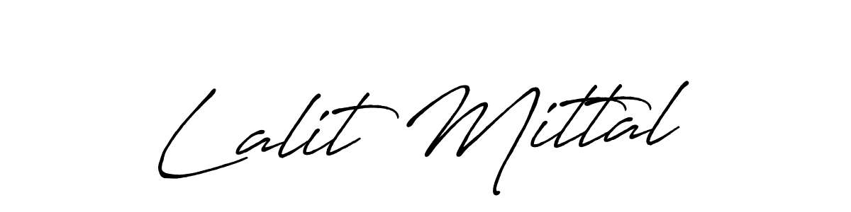 How to make Lalit Mittal signature? Antro_Vectra_Bolder is a professional autograph style. Create handwritten signature for Lalit Mittal name. Lalit Mittal signature style 7 images and pictures png