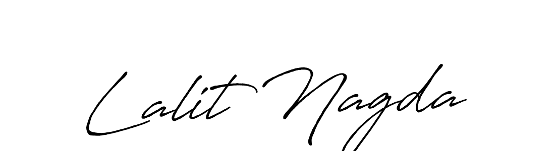 Use a signature maker to create a handwritten signature online. With this signature software, you can design (Antro_Vectra_Bolder) your own signature for name Lalit Nagda. Lalit Nagda signature style 7 images and pictures png