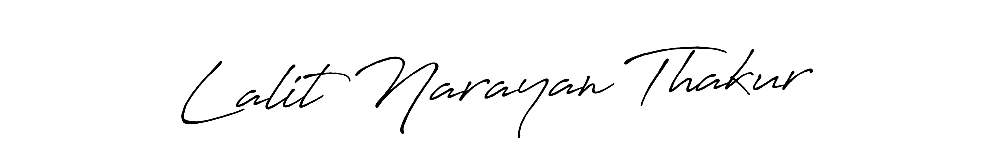 It looks lik you need a new signature style for name Lalit Narayan Thakur. Design unique handwritten (Antro_Vectra_Bolder) signature with our free signature maker in just a few clicks. Lalit Narayan Thakur signature style 7 images and pictures png