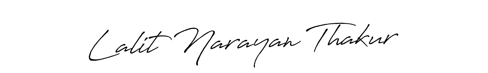 Once you've used our free online signature maker to create your best signature Antro_Vectra_Bolder style, it's time to enjoy all of the benefits that Lalit Narayan Thakur name signing documents. Lalit Narayan Thakur signature style 7 images and pictures png