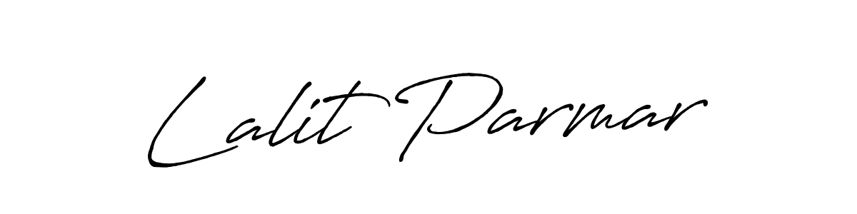 Design your own signature with our free online signature maker. With this signature software, you can create a handwritten (Antro_Vectra_Bolder) signature for name Lalit Parmar. Lalit Parmar signature style 7 images and pictures png
