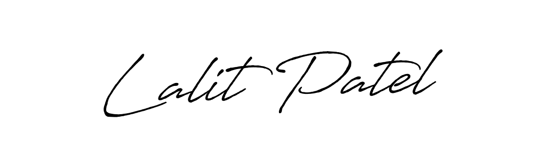 It looks lik you need a new signature style for name Lalit Patel. Design unique handwritten (Antro_Vectra_Bolder) signature with our free signature maker in just a few clicks. Lalit Patel signature style 7 images and pictures png