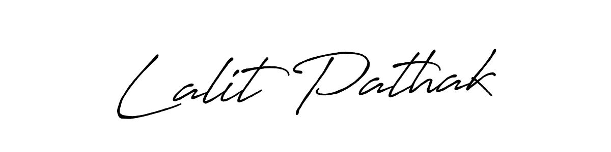 Use a signature maker to create a handwritten signature online. With this signature software, you can design (Antro_Vectra_Bolder) your own signature for name Lalit Pathak. Lalit Pathak signature style 7 images and pictures png