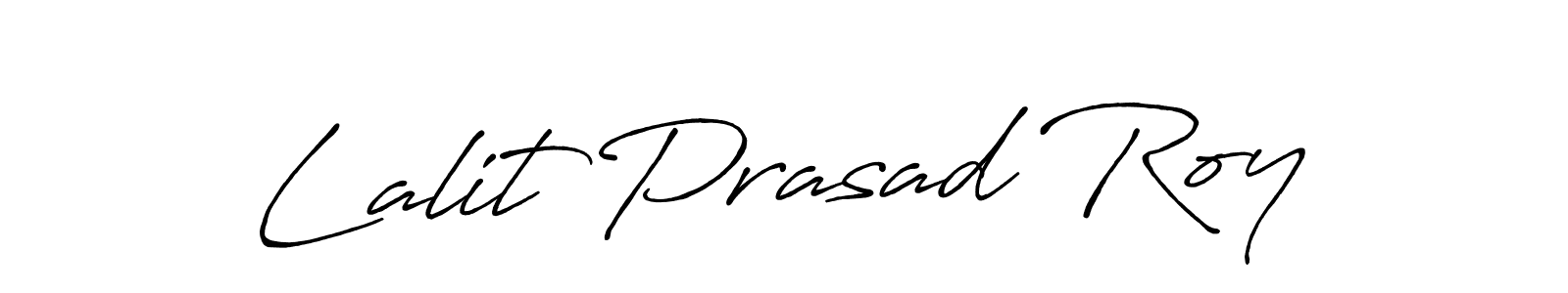 Similarly Antro_Vectra_Bolder is the best handwritten signature design. Signature creator online .You can use it as an online autograph creator for name Lalit Prasad Roy. Lalit Prasad Roy signature style 7 images and pictures png