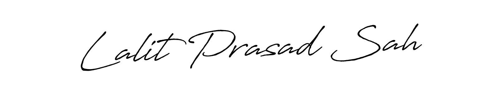 Use a signature maker to create a handwritten signature online. With this signature software, you can design (Antro_Vectra_Bolder) your own signature for name Lalit Prasad Sah. Lalit Prasad Sah signature style 7 images and pictures png