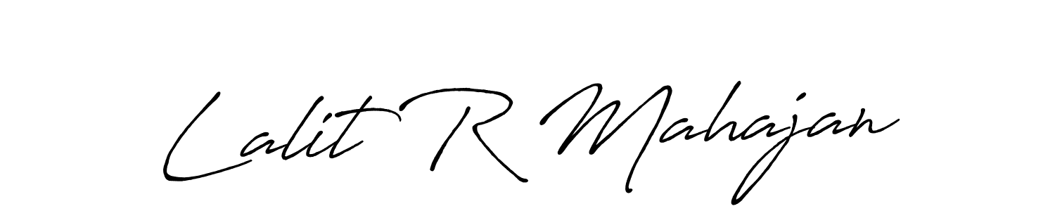 Also You can easily find your signature by using the search form. We will create Lalit R Mahajan name handwritten signature images for you free of cost using Antro_Vectra_Bolder sign style. Lalit R Mahajan signature style 7 images and pictures png