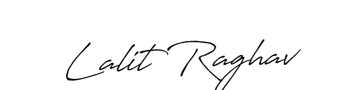 Design your own signature with our free online signature maker. With this signature software, you can create a handwritten (Antro_Vectra_Bolder) signature for name Lalit Raghav. Lalit Raghav signature style 7 images and pictures png